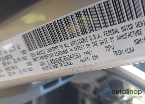 2008 Jeep Liberty Limited Edition из США, поврежденный, VIN 1J8GN58K78W240554